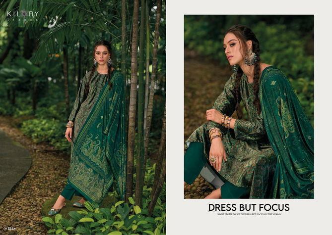 Mahnoor By Kilory Embroidery Velvet Dress Material Catalog